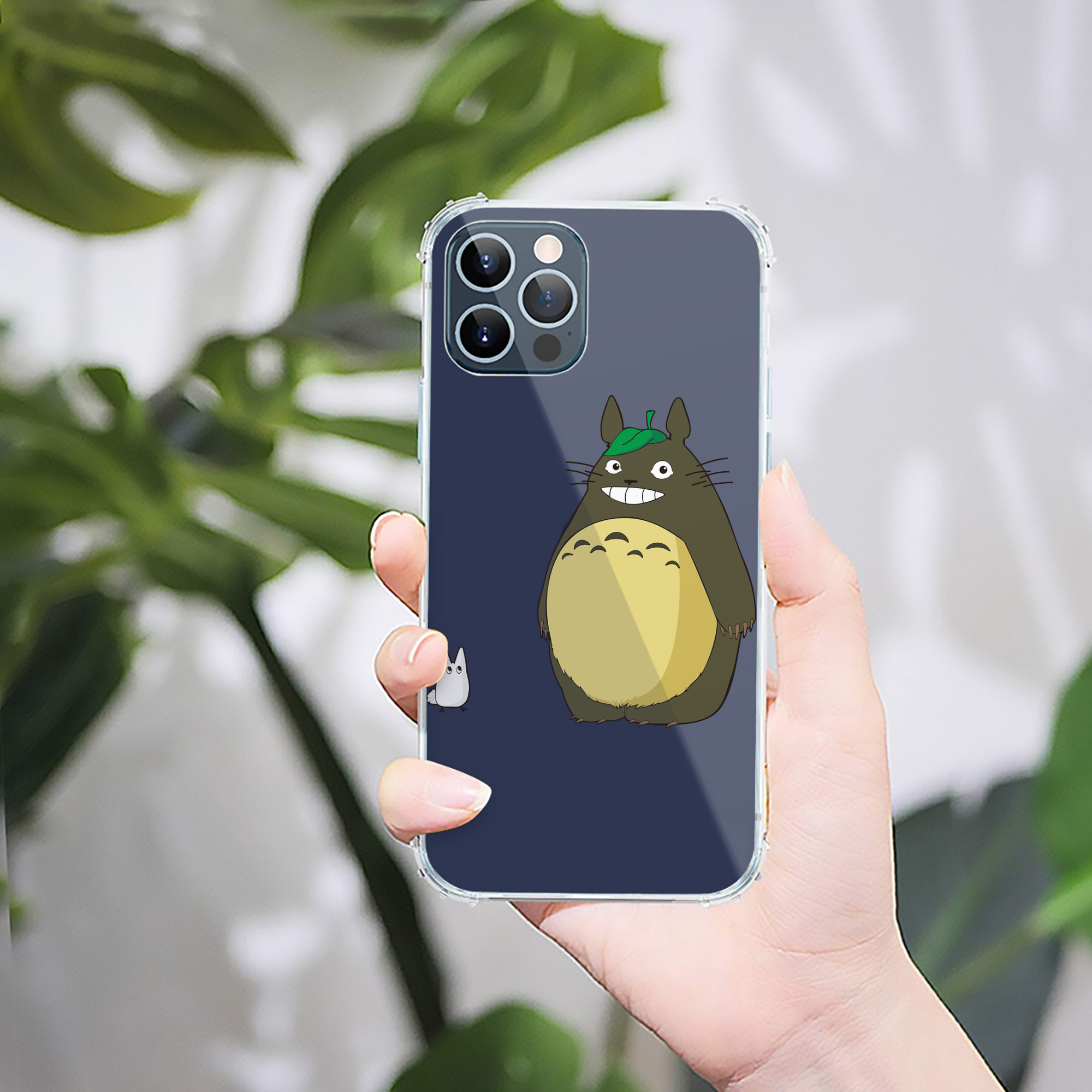 （画像用） となりのトトロ 草壁メイ 草壁サツキ My Neighbor Totoro Satsuki Kusakabe Mei Kusakabe 【iPhone 12シリーズ対応】透明スマホケース（クリアソフトケース）